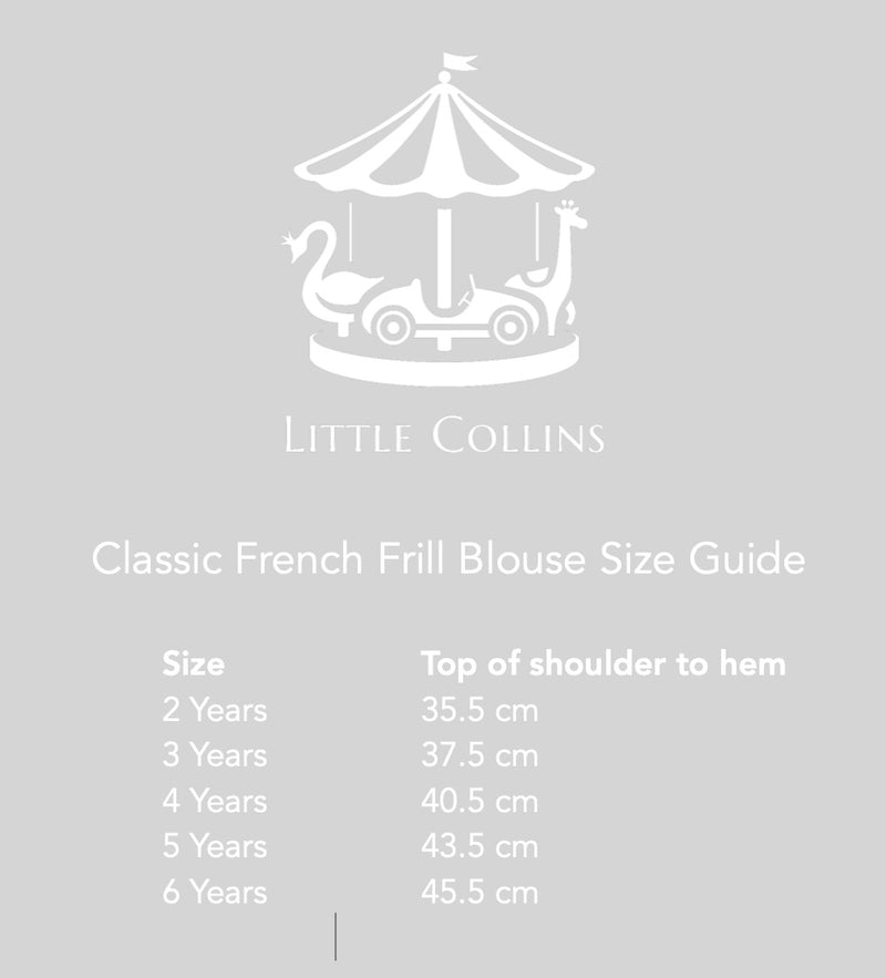 Classic French Frill Blouse (2Y-6Y)