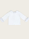 Classic Frill Jersey Top - Winter White (2Y-6Y)