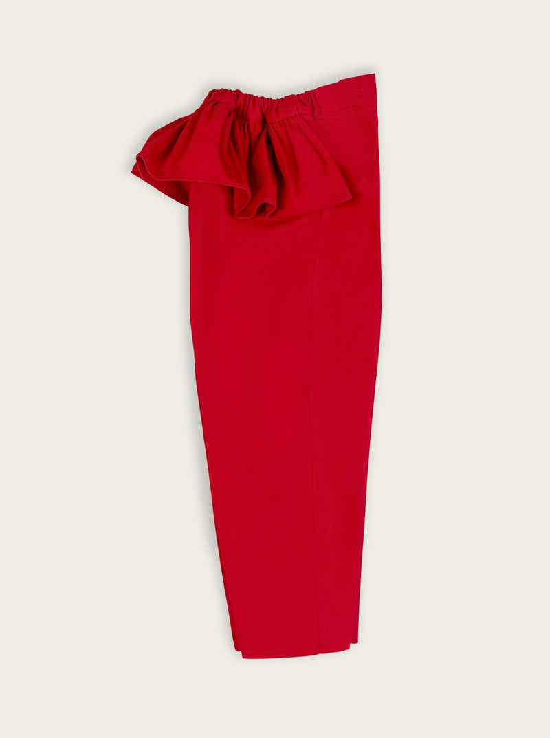 Classic Frill Trouser - Radiant Red (3M-5Y)