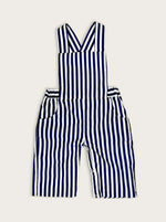 Overalls - Navy and White Stripe (3M-3Y)