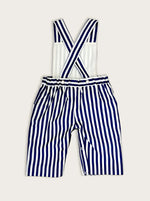 Overalls - Navy and White Stripe (3M-3Y)